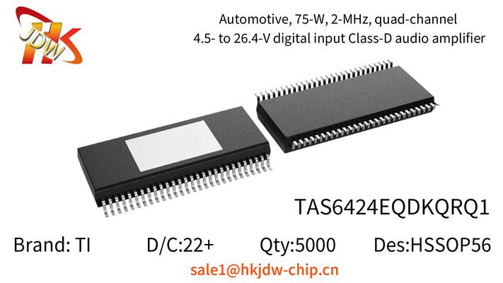 Texas Instruments  New and Original  in TAS6424EQDKQRQ1  IC   HSSOP56 21+ package